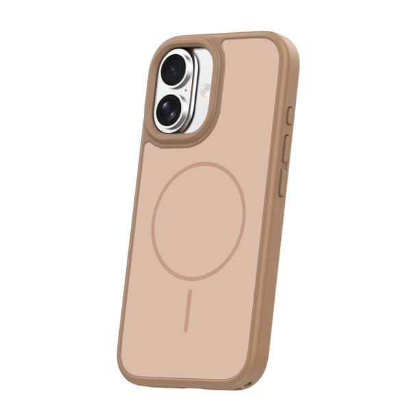 Frame Thin Mag skal för iPhone 16 brun brun