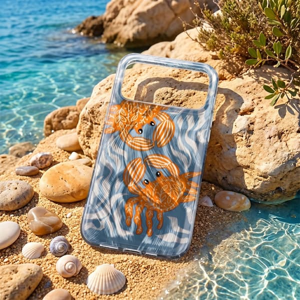 Ultra Trendy Summer skal för iPhone 16 Pro Max krabba