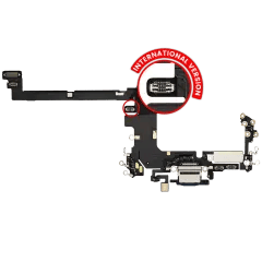 Laddningsport Flexkabel för iPhone 17 Pro (Premium) (Internationell version) (Mörkblå)