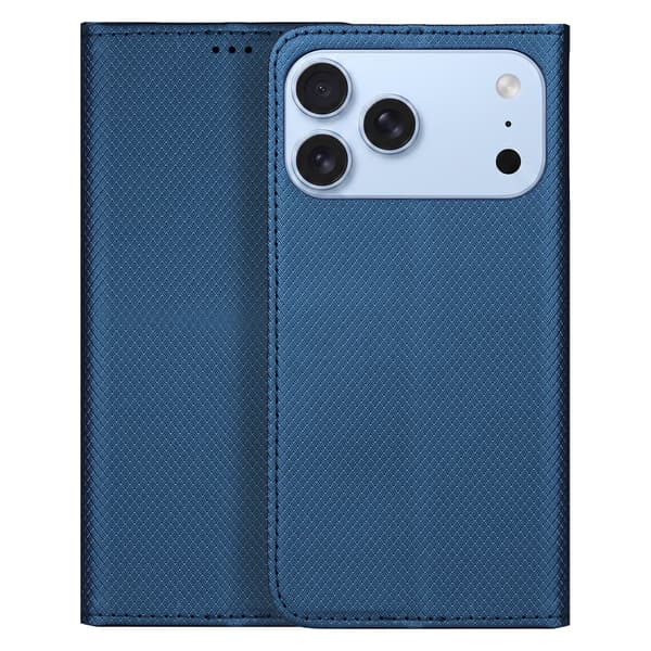Smart Magnet fodral för iPhone 17 Pro Max / 18 Pro Max marinblå blå