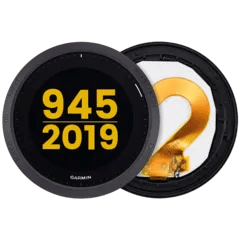 LCD-enhet med ram för Garmin Forerunner 945 (2019) (vit) (Premium) vit