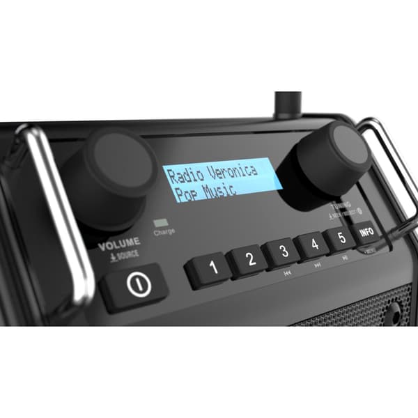 Perfectpro DABPRO bärbar Digital svart