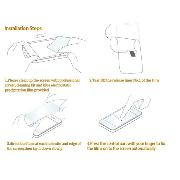 2 st heltäckande härdat glas för iphone 8|svart