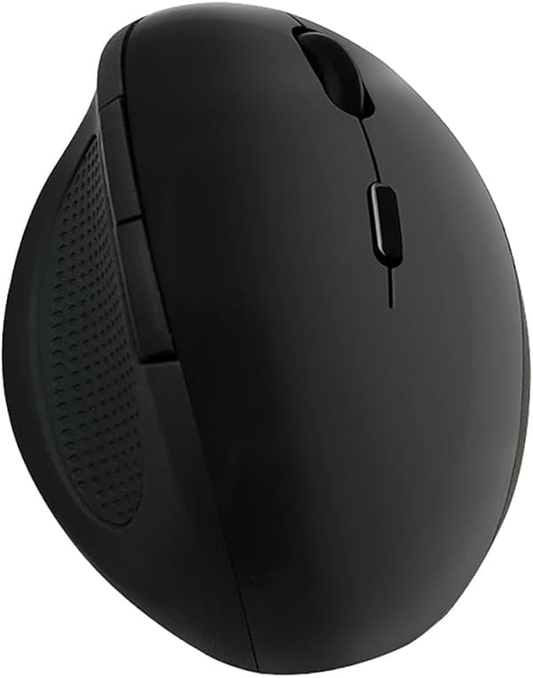 LogiLink Ergonomic Optisk trådlös svart