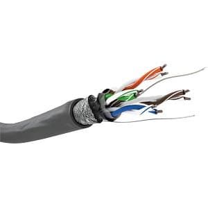 Goobay RJ45 CAT 5e S/FTP CCA 100m Grey (Solid) grå