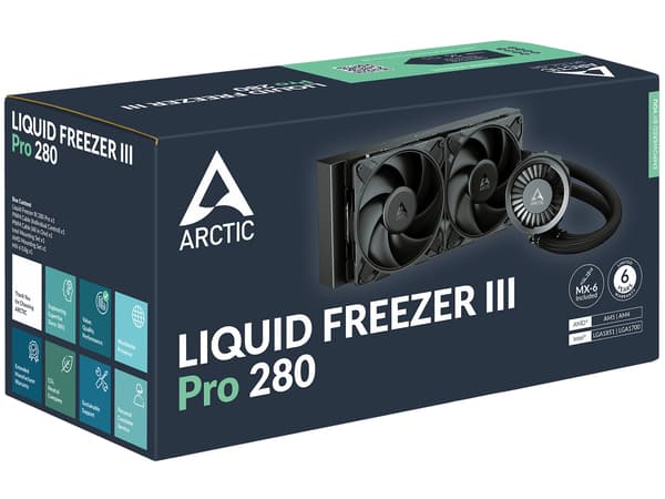 Arctic Liquid Freezer III Pro 280 Intel/AMD Vandköler