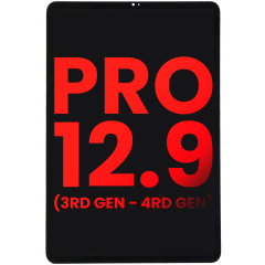 LCD-enhet med digitizer för iPad Pro 12.9\" 3:e generationen (2018) / iPad 12.9\" 4:e generationen (2020) (Eftermarknad Plus) (Alla färger)
