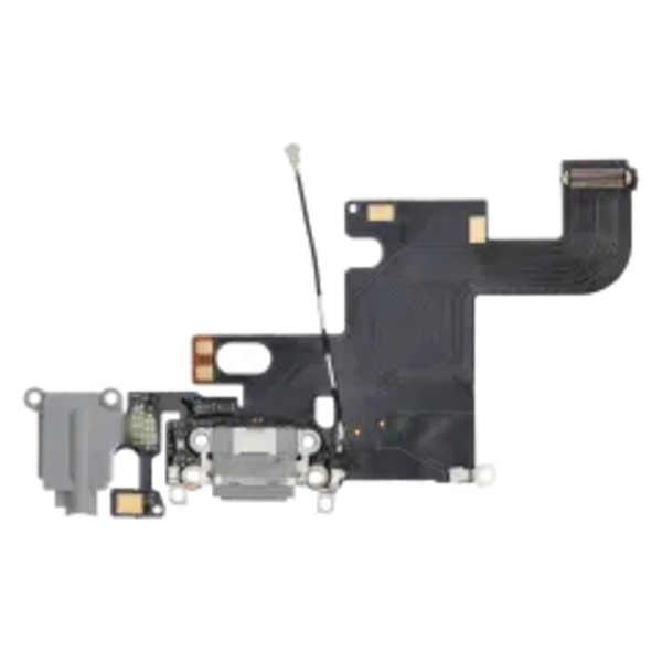 Laddningsport Flexkabel för iPhone 6 (Eftermarknad) (Rymdgrå)