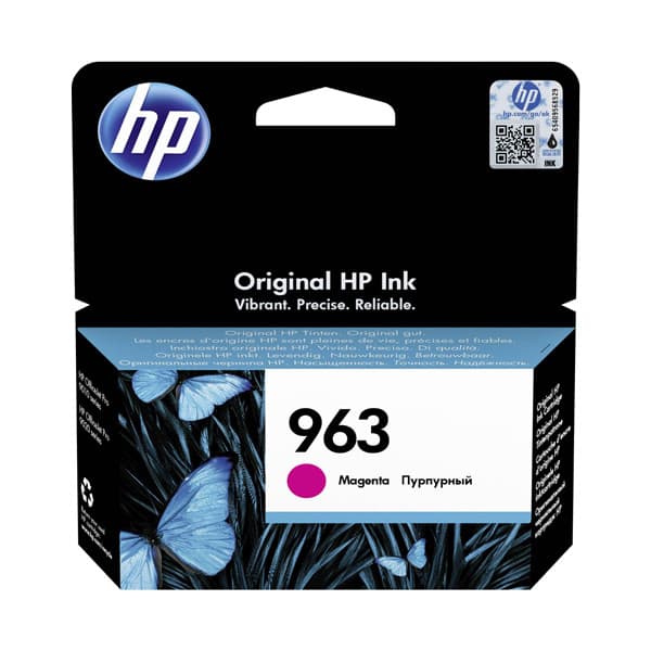 HP 963 Magenta 700 sidor bläck 3JA24AE