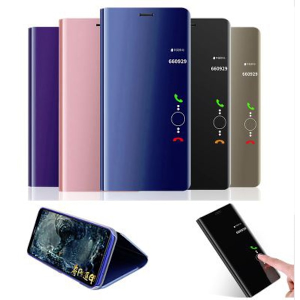 Huawei P20 flip case blå Blue