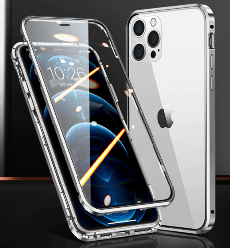 metallfodrall till iphone 12 mini silver