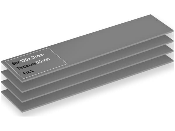 ARCTIC TP-4 Termisk pad 4-pack Grå
