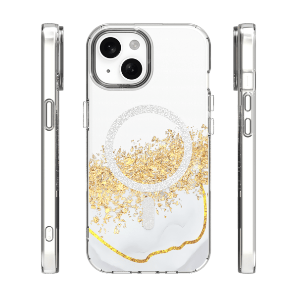 Epoxy Mag-fodral för iPhone 13 / 14 6,1\" vit