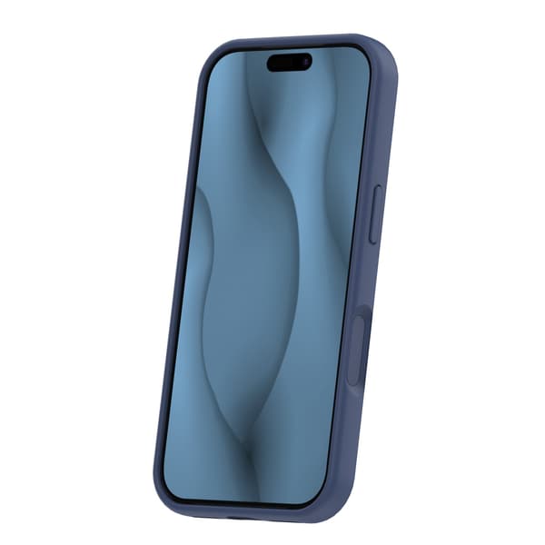Silicone Thin Mag skal för iPhone 17 Pro mörkblå