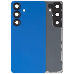 Baksidesglas med kameralins för Samsung Galaxy S25 5G (ingen logotyp) (eftermarknad Plus) (marinblå) blå