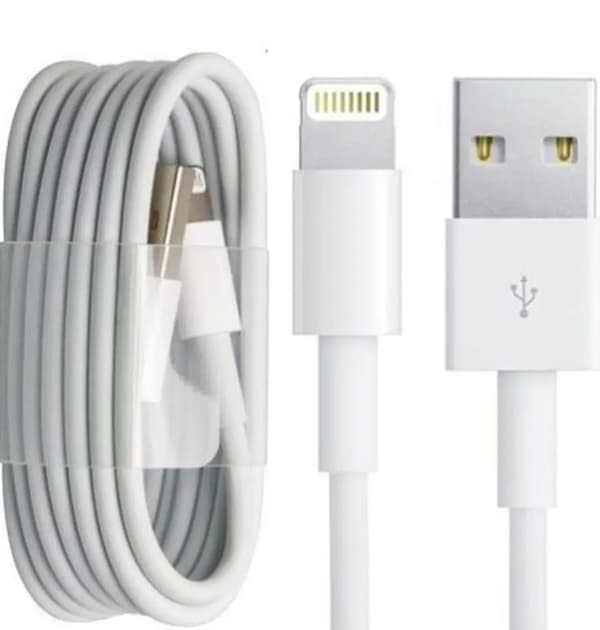 2-pack 2 m Laddningsynkabel för iPhone – Vit vit