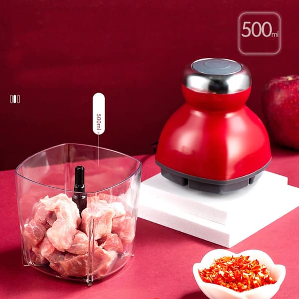 Multifunktionel 900ML elektrisk foodprocessor, mixer og kødhakker