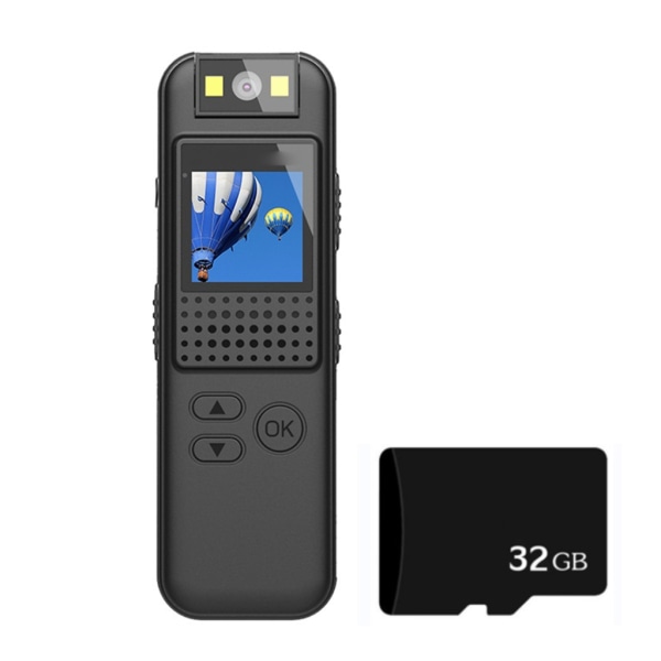 Mini Clear Video Recorder HighDefinition magnetisk sugvideopenna Polis brottsbekämpande videokamera Mini digitalkamera null - 32G