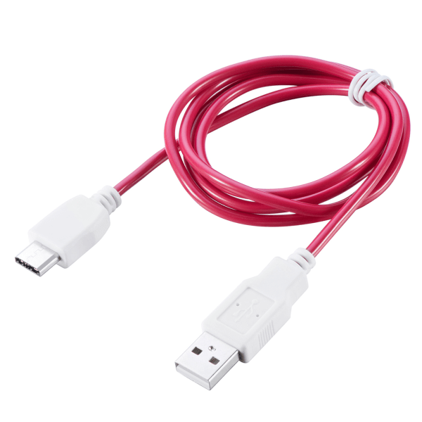 USB laddningskabel för Nabi DreamTab DMTab Jr/ XD Tablet 1 meter / 2 meter Red