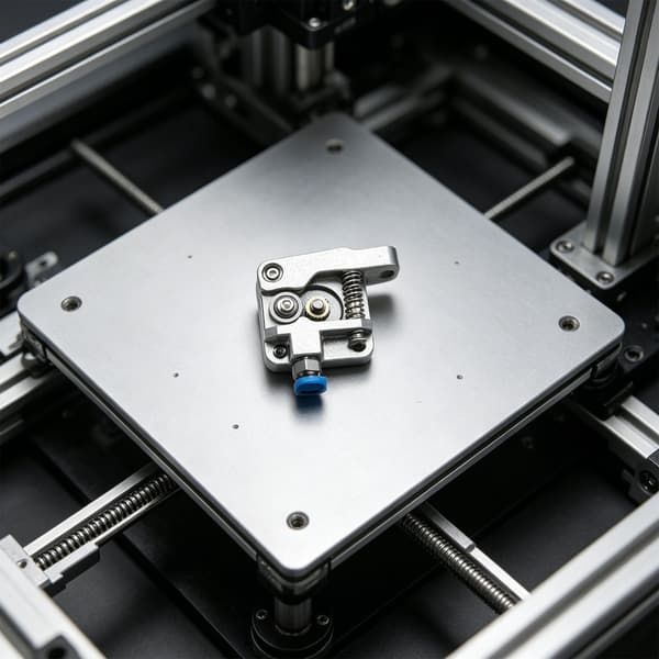 Sølv Metal Printer Ekstruder til 3D Printer Gear Arm Reparation