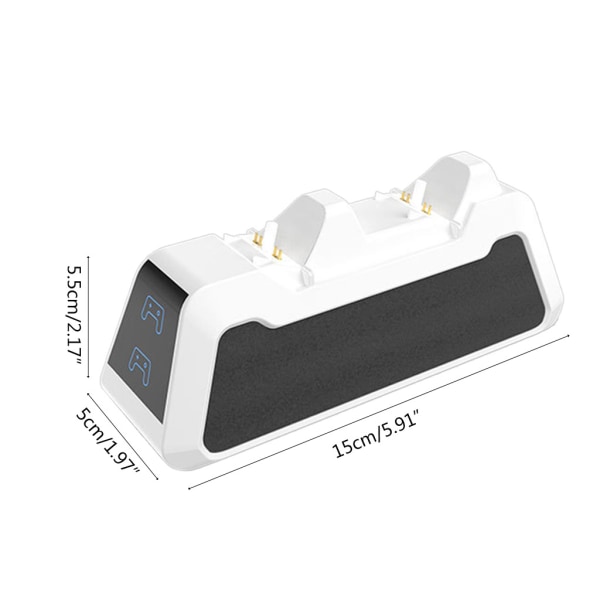 Kompatibel för PS5 Laddkabel Datahållare Power Adapter Dockhållare-vagga Controller Spelkonsol Hållbar
