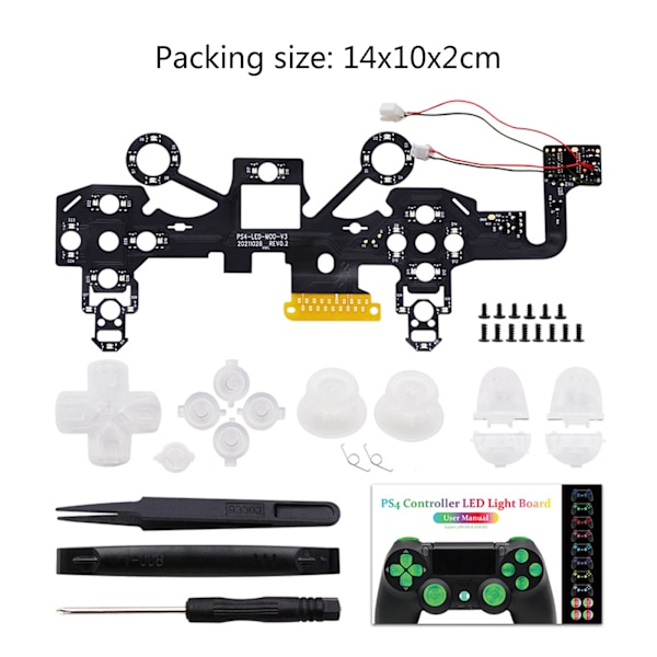 LED-modd för  Controller Face Buttons DTF LED Mod Kit för  Controller
