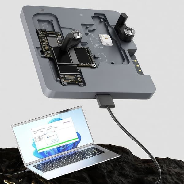 Basband/logikprogrammerare för läsning och skrivning av telefon 16/17-seriens chip