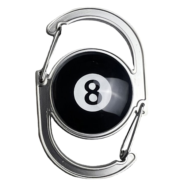 8-formad liten karbinhake Nyckelring Clip Dubbelfjädrande Nyckelring Clip S-Ring Låsande Karbinhake Spänne Dubbel Clip Krok