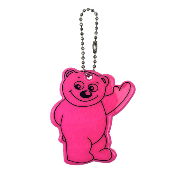 Säkerhetsreflektorer - Bear - Elegant reflexutrustning för jackor, väskor, väskor, ryggsäckar, barnvagnar, rullstolar