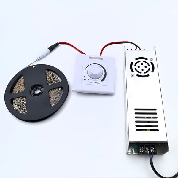Justerbar LED Dimmerbryter Panelkontroller Lysstyrke Dimbar Dimmer