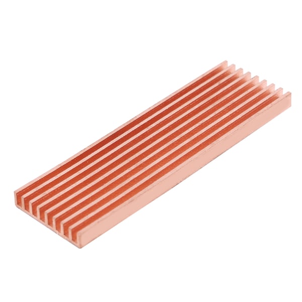 Pure Copper Heatsink Cooler Heat Sink Termisk ledende klæbemiddel til M.2 2280 PCI-E NVME SSD