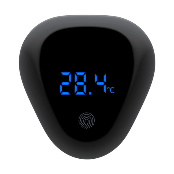 Akvarium Termometer Digital Display LED Skærm Klæbes På Tanken Ingen Kabler