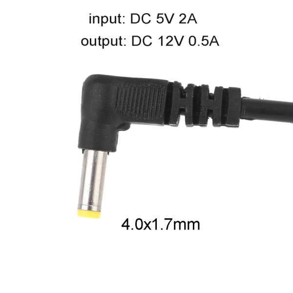 USB 5V steg upp till 12V 4,0x1,7mm omvandlarkabel Power för Echo Dot 3rd