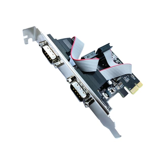 PCIe udvidelseskort RS232-port parallelportstikkonverteradapter