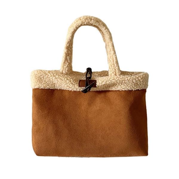 Stilfuld og praktisk Bucket Bag til Kvinder og Piger Håndtaske Bær eller Hold Khaki