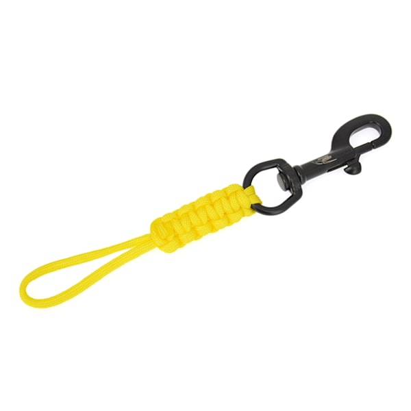 Antikorrosion Sikkerhedsline Snap Krog med Flettet Reb Lanyard Marine Grade Stål Green