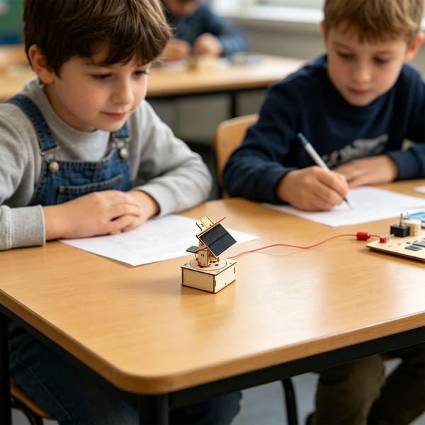 Træ Solar Tracking Læringsmodel til Klasseværelsesaktivitetstid