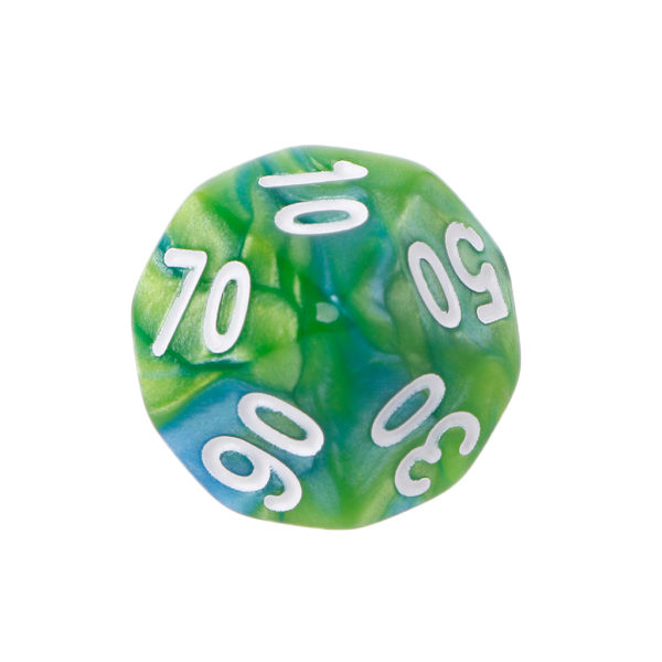 7 kpl / sarja akryyli polyhedraaliset noppat TRPG-lautapeliin D4-D20 2