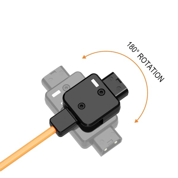 Professionel D-Tap til 2-bens strømkabel 60 cm understøtter 14,8V 10A
