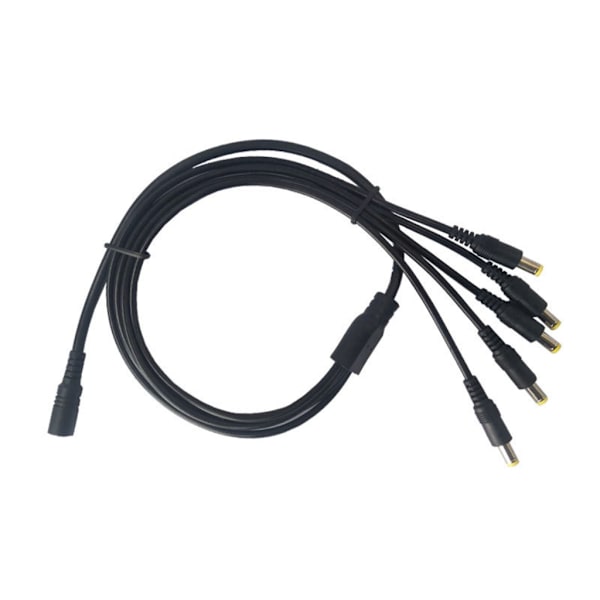 Power Splitter-kabel 1 hun til 2/3/4/5/8/10 han DC5,5 mm x 2,1 mm splitter forlængerkabel til CCTV-overvågningskamera