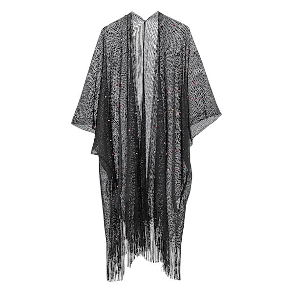 Kimonos för kvinnor, baddräktöverdrag, strandöverdrag, baddräkt, kofta, sommar Gold