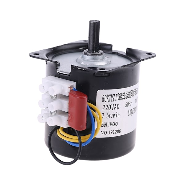 220V Automatisk Inkubator Egg Hatcher Motor Reversibel girmotor 2,5r/min