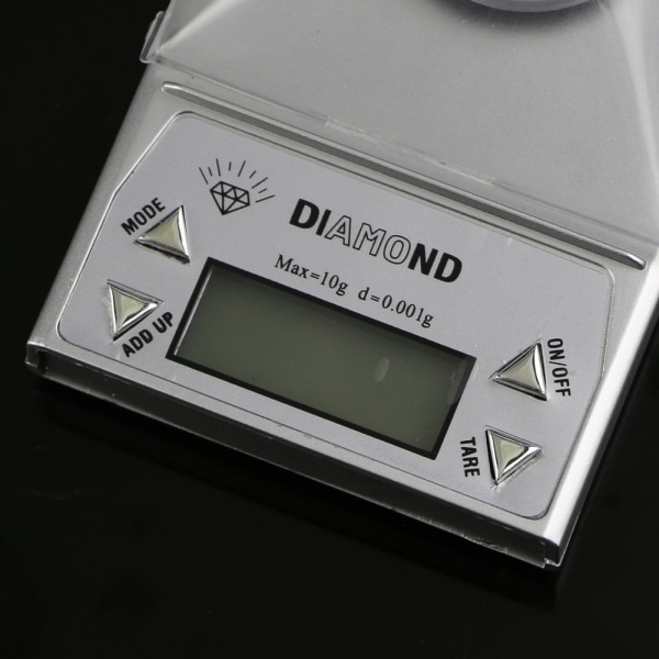 10g/0,001g Milligram Precision Digital Smycken Diamantvåg Viktbalans Gram