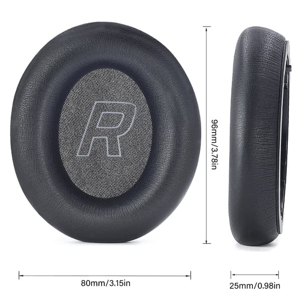 Par Ergonomiske Øreputer i Memory Foam Trykkavlastning for Cloud Mix 2