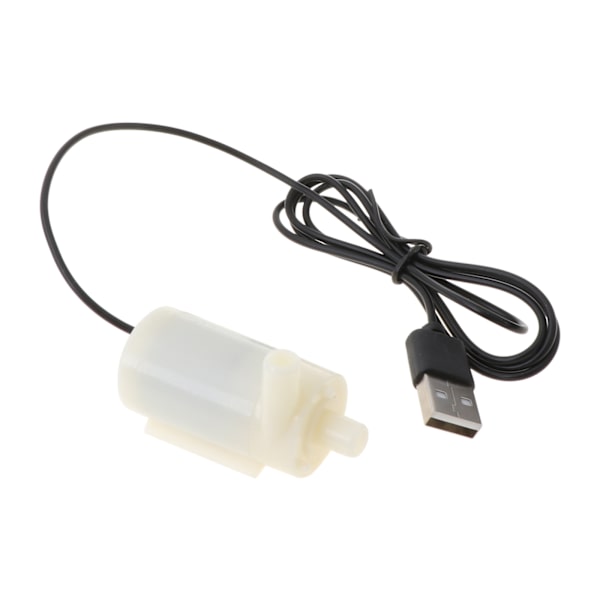 Fisketanke Aquarium Mini Fountain Pumpe USB Power Mini Motor Vandpumpe Lav støj