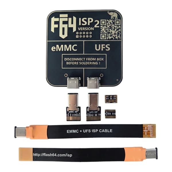 EMMC UFS ISP-programmeringsadapter til telefonservicearbejde, chipvedligeholdelsesopgaver