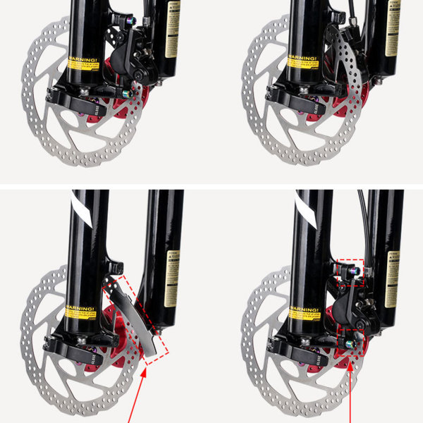 5 Styck/ Set Justering MTB Cykel Skiv Bromsbelägg Rotor Inriktning Verktyg Distansfäste null - A