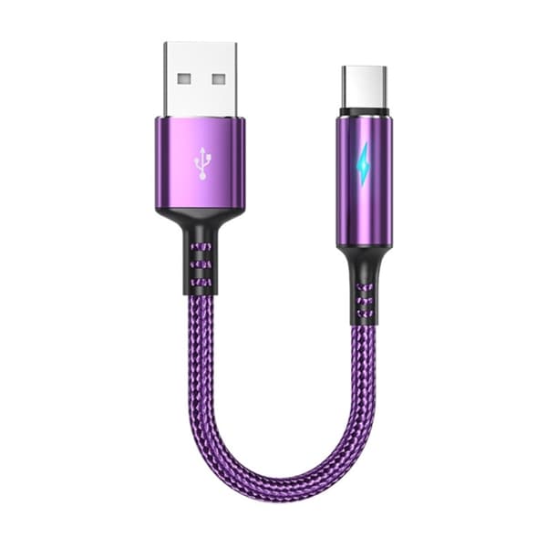 Joustava Type C -kaapeli Type C - USB A -latauskaapeli ja datakaapeli 480 Mbps