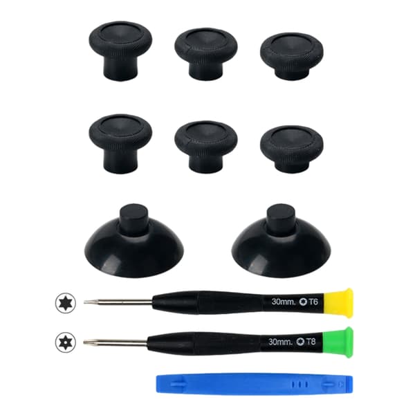 8-i-1 Ergonomiske Thumbstick Greb 3D Rocker Caps til XB One Spilcontroller