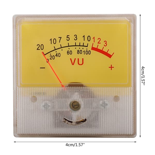 Oppgradert VU Meter Header Audio DB Nivå Header Effektforsterker Nivåmåler